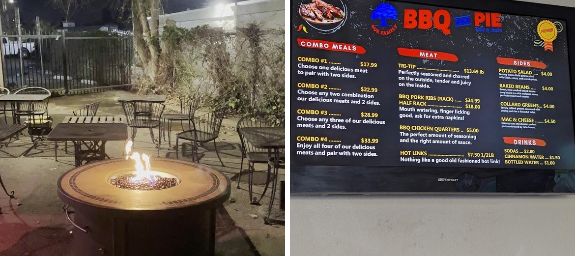 Our Family BBQ and Pies Menu