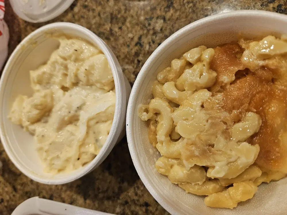 Mac and Cheese and Potato Salad